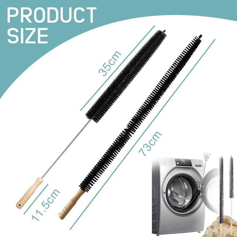 XURJUMI 2 x Radiator Brush, Radiator Cleaning Brush for All