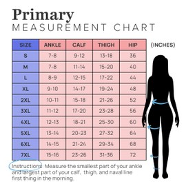 ABSOLUTE SUPPORT Find Your Perfect Fit: Plus Size Footless Compression Stockings (20-30mmHg) - Relief for Swollen Legs & Enhance Leg Wellness, Navy, 2X-Large