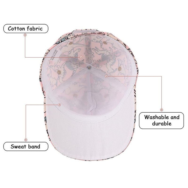 Zsedrut Dinosaur Toddler Baseball Cap Summer Kids Ball Caps Waterproof