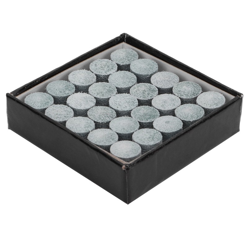 50Pcs Pool Cue Tips Leather Billiard Cue Stick Tip Grade