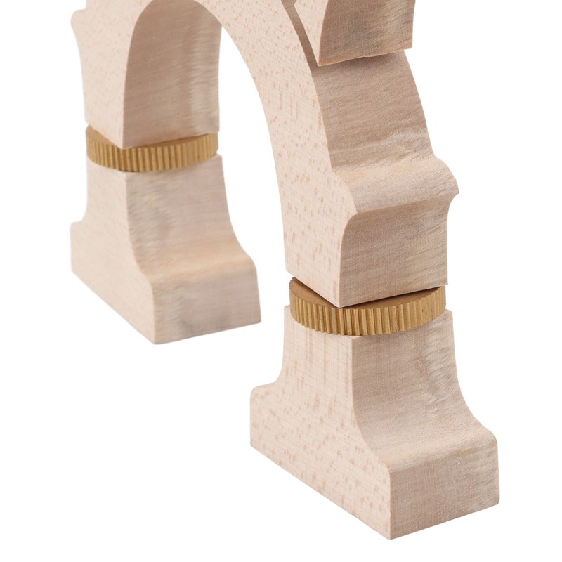Violin Bridge Maple Wood Adjustable Brass Screw Double Bass Bridge