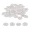 uxcell 40PCS Screw Cap Covers, 17mm Waterproof Plastic Screw Decorative