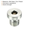 PATIKIL M12*1.5 Internal Hex Head Pipe Fitting Plug, Male Thread
