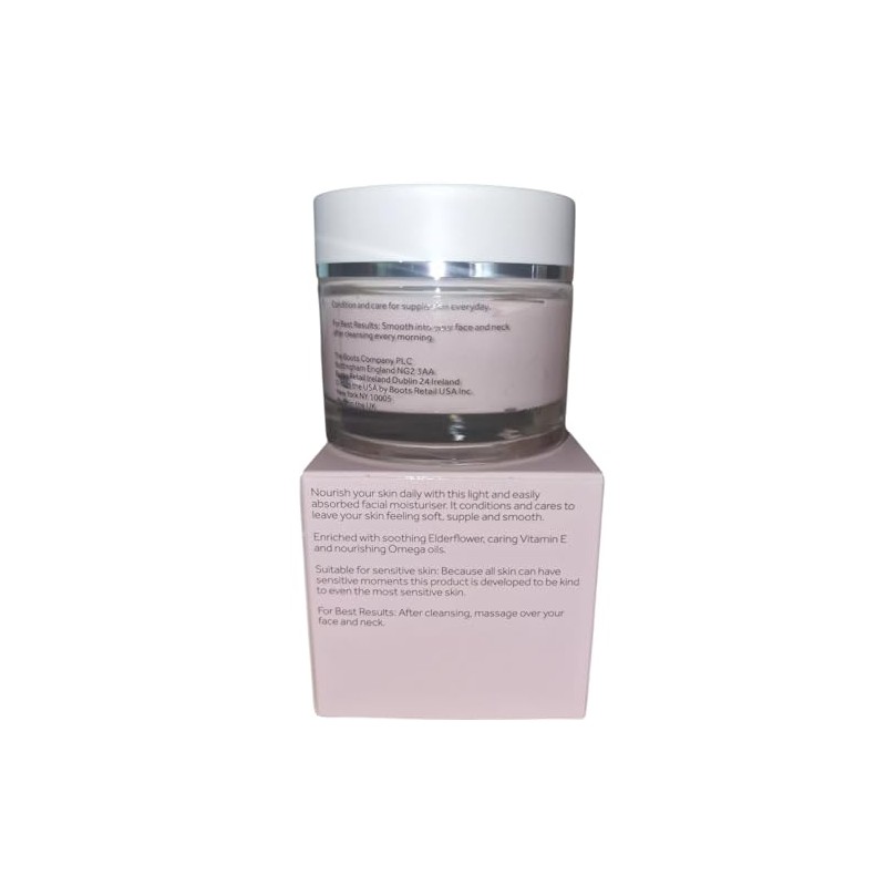 Boots Facial Moisturising Day Cream Hypo-allergenic Travel Size 50ML With
