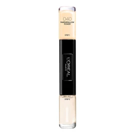 L'Oréal Paris Infaillible Nail Polish Beige / 2 in 1 Top Coat and Base Coat in Delicate Beige / 040 Marshmallow Power / 1 x 10 ml