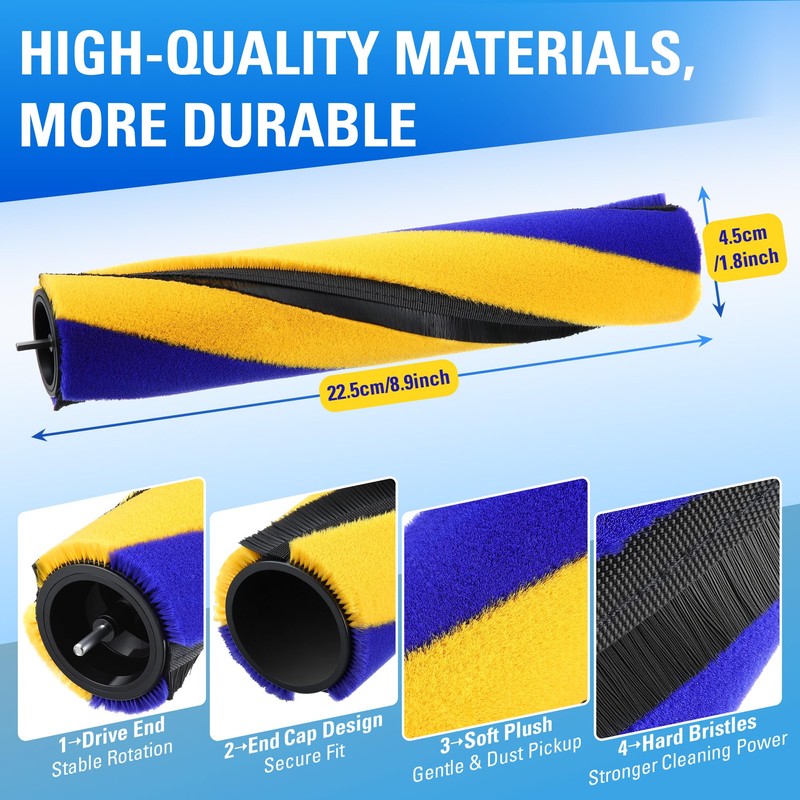 Ceoighe Brush Roller Replacement Compatible with Dyson V12 V15 Detect