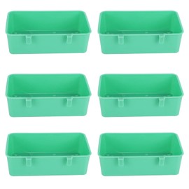 10 Uds. De Vasos de Alimentación de Semillas para Pájaros, Cuenco Colgante de Plástico para Aves de Corral, Loros, Palomas, Periquitos, Jaula para Periquitos
