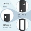 4 Pcs 6 Inch Door Strike Plate Security Latch Strike
