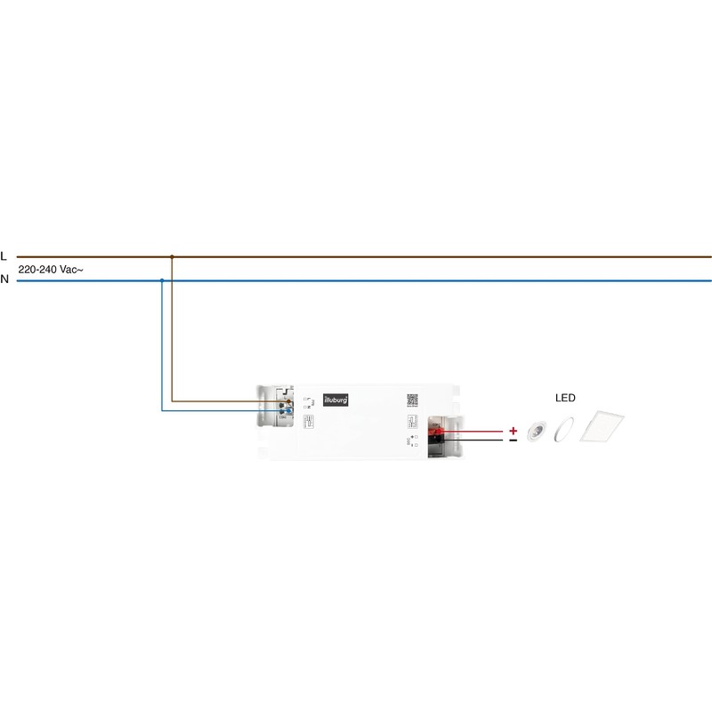 illuburg LED Driver 700mA Constant Current 28W - 40W Flickerfree