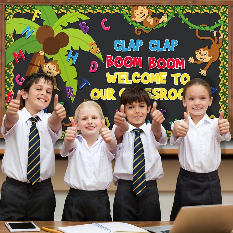 Blosssound Bulletin Board Set Boom Alphabet Letter Classroom Decorations Classroom