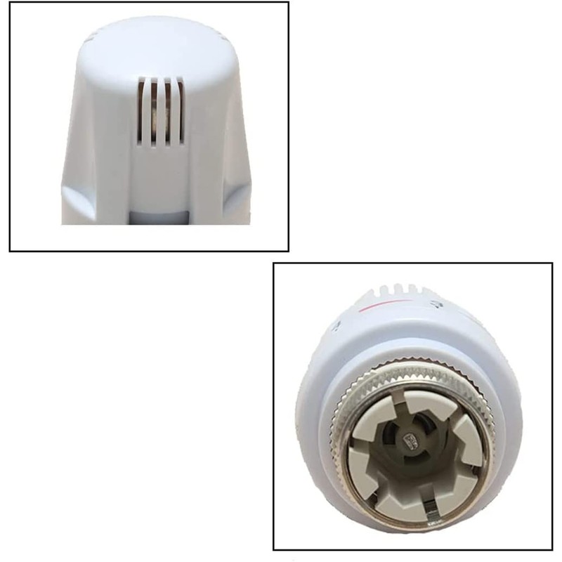 Temperature Control Valves G1/2" Thermostatic Valve Automatic Standard Radiator Lockshield