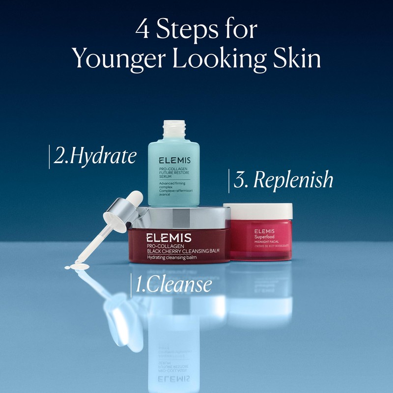 ELEMIS Superfood Midnight Facial - Lightweight Overnight Facial Cream, Prebiotic-Infused