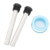 2 Pcs Water Heater Anode Rods 1/2in NPT Thread Magnesium