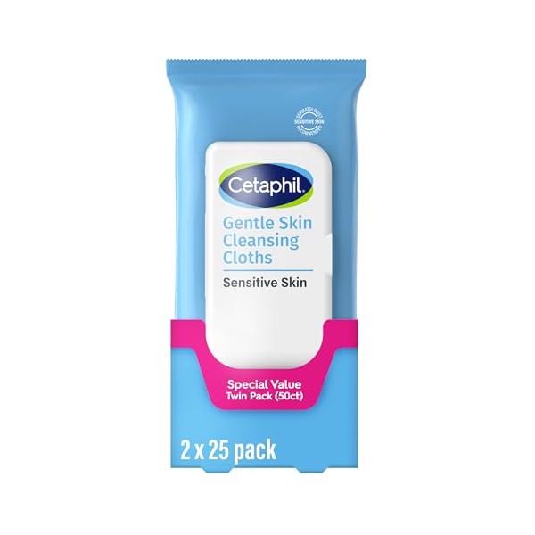 Cetaphil Cetaphil Face and Body Wipes, Gentle Skin Cleansing Cloths,
