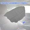 X AUTOHAUX Car Center Console Lid Armrest Seat Box Cover