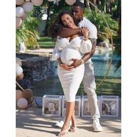 Peauty Plus Size Maternity Shapewear Dress for Photoshoot Maternity Clothes Underwear for Dresses Maternity Slips for Under Dresses Maternity Bodysuit Postpartum Underwear (Nude 2XL)