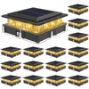 kolpop 4x4 Solar Post Cap Lights Outdoor 16Pack, Deck Post