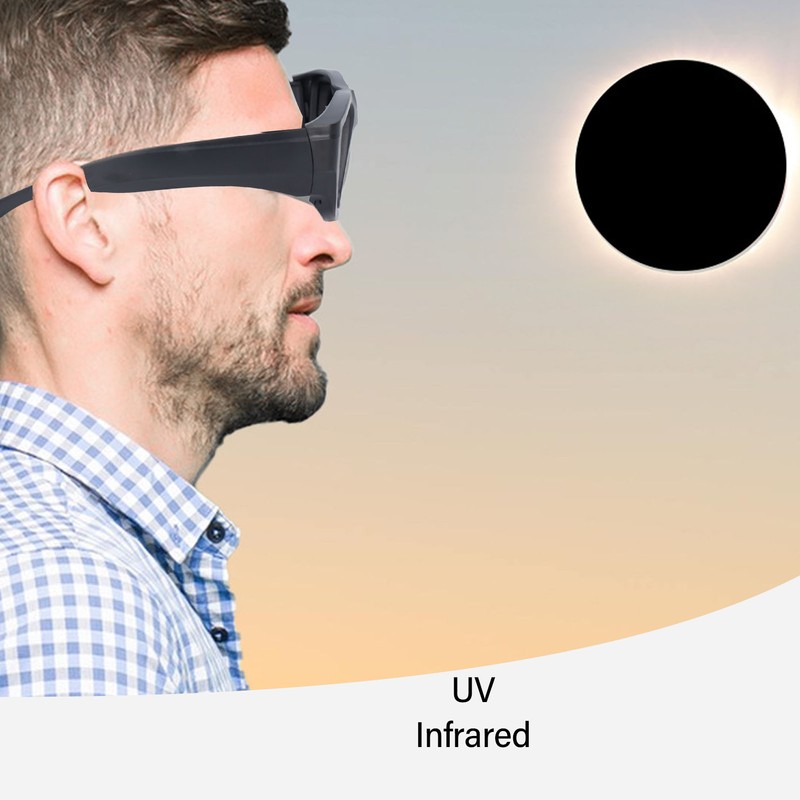 5 Pcs Solar Eclipse Glasses Lightweight Comfortable Portable Sun Viewing