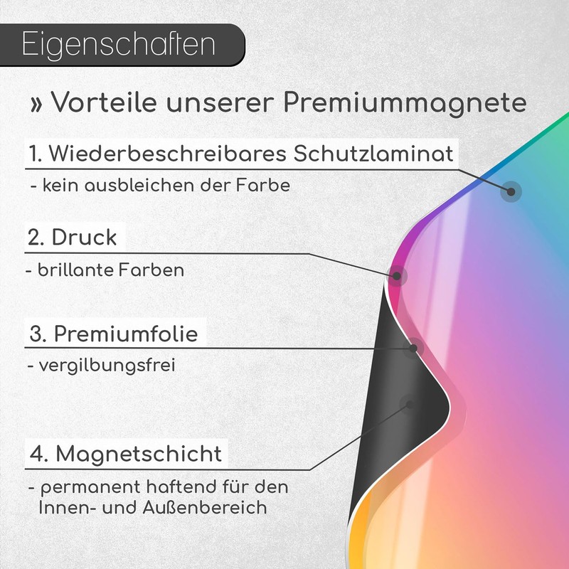 Rollstuhl Magnet-Schild I 15 x 15 cm I für Rollstuhl-Fahrer,