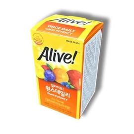 Food Alive Once Daily Multivitamin 100 Tablets Costco SH 100 Tablets / 식품 얼라이브 원스데일리 멀티비타민 100정 코스트코SH 100정