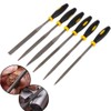 6 Pieces Mini Hand Files Set Wood Rasp with Comfortable