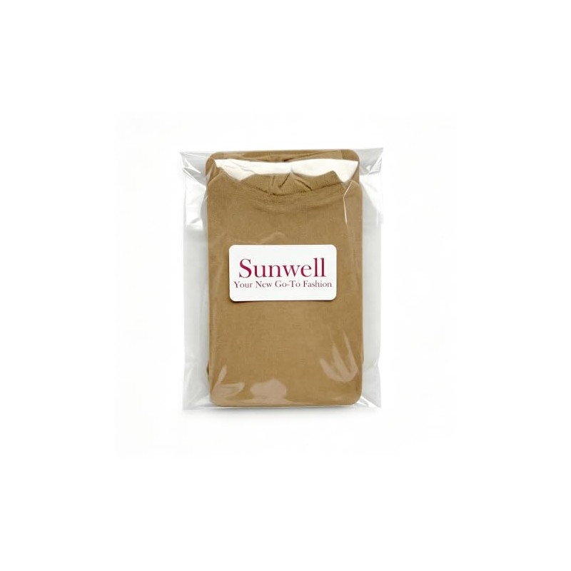 Sunwell 6 pieces Light Brown Wig Cap Stocking Wig Caps