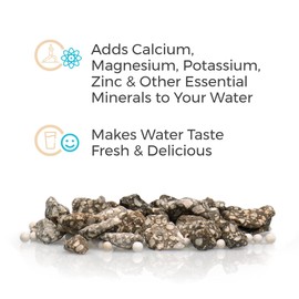 Mineral Stones Replacement by Santevia | Designed for Santevia's Gravity Water System | Adds Healthy Minerals and Makes Water Alkaline | Makes Water Taste Delicious