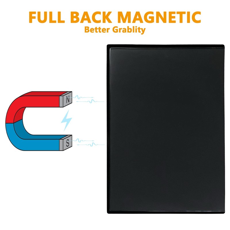 Mingting Magnetic Picture Frames 15 Packs-Fridge Magnetic Photo Frames-Holds 4