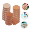 Kisangel 80pcs Billiard Pool Tips Replacement Wear-Resistant Leather Tips for