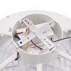 18'' Enclosed Round Ceiling Fan w/LED Light Remote Control LED