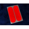 Veloviz Black Stealth Reflective Red Motorcycle Fork Reflector Stickers OG