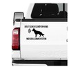 siviwonder German Shepherd Noise Alarm System Car Sticker Dog Film