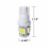 Xotic Tech 12x White LED Interior Dome Map Vanity Mirror