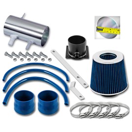 Click2go Short Ram Intake Kit with Reusable Blue Filter Compatible with Nissan 91-95 Pathfinder/Pickup 3.0L V6 XE SE