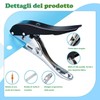 KEWAYO 8mm Single Hole Punch with Adjustable Scale for ID