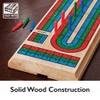 Fat Cat Mainstreet Classics Wooden Cribbage Board