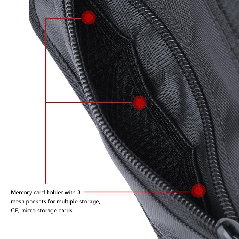 DSLR Camera Battery Bag PVC Protective Portable Battery Case Holder