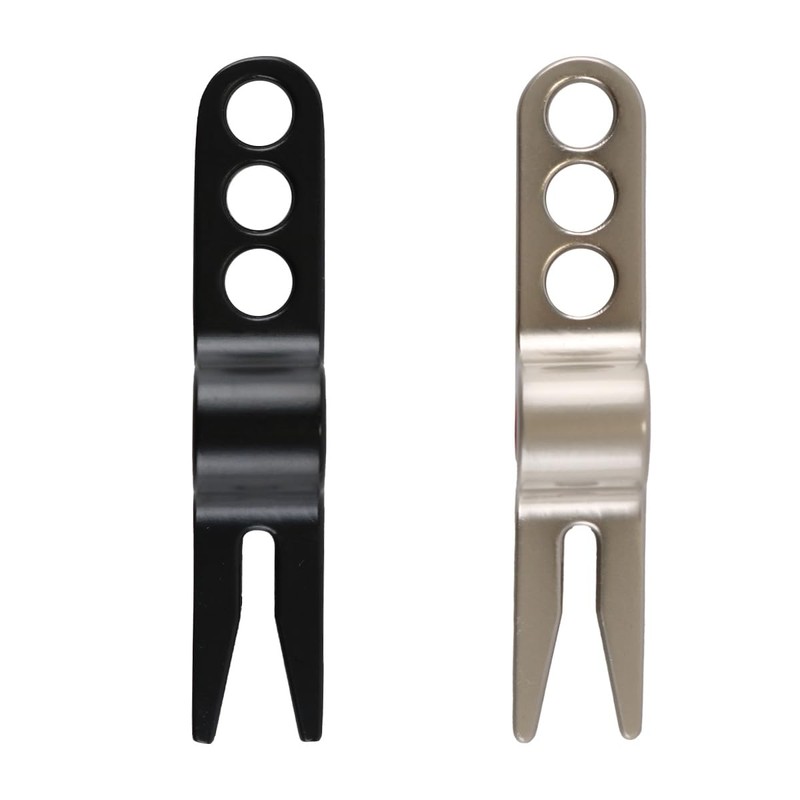 Alnicov 2-Piece Golf Ball Forks Pivot Turf Repair Tool Essential