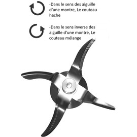 Thermomix TM5 Adjustable Blending Blade Helice Mixer for Thermomix TM5 Food Processor