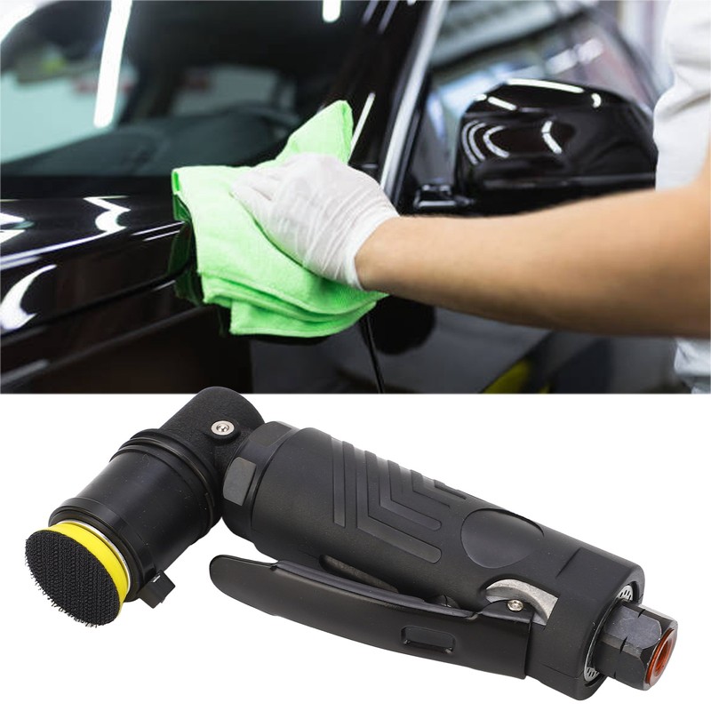 8500rpm Pneumatic Air Sanding Polisher 1/4in Inlet 30mm Sanding Disc