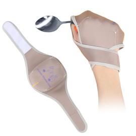 Ehucon Universal Elastic Utensil Holder Cuff, Makes Mealtime or Other Activities Easier, for Elderly or Individuals with Weak Grip (Pack of 1 Count)