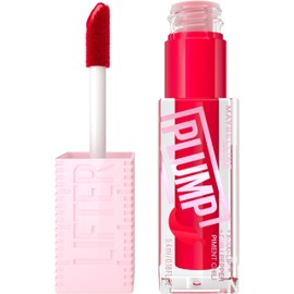 Maybelline Brillo Labial Lifter Gloss Plump Rellenador de labios - 004 Red Flag, 5.4 ml