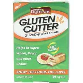 Gluten Cutter Healthy Natural Systems Gluten Cutter Vitamin Capsule- 30 Count
