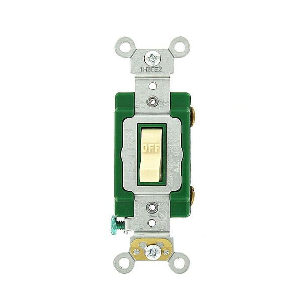 Leviton 3031-2I 30 Amp, 120/277 Volt, Toggle Single-Pole AC Quiet