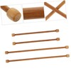Kichvoe Bamboo Tapestry Poles 4-Piece Woven Hanging Rods Multi-functional Flag