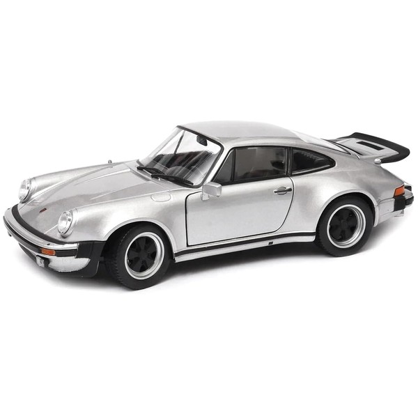 1974 911 Turbo 3.0 Silver 1/24 Diecast Model Car by