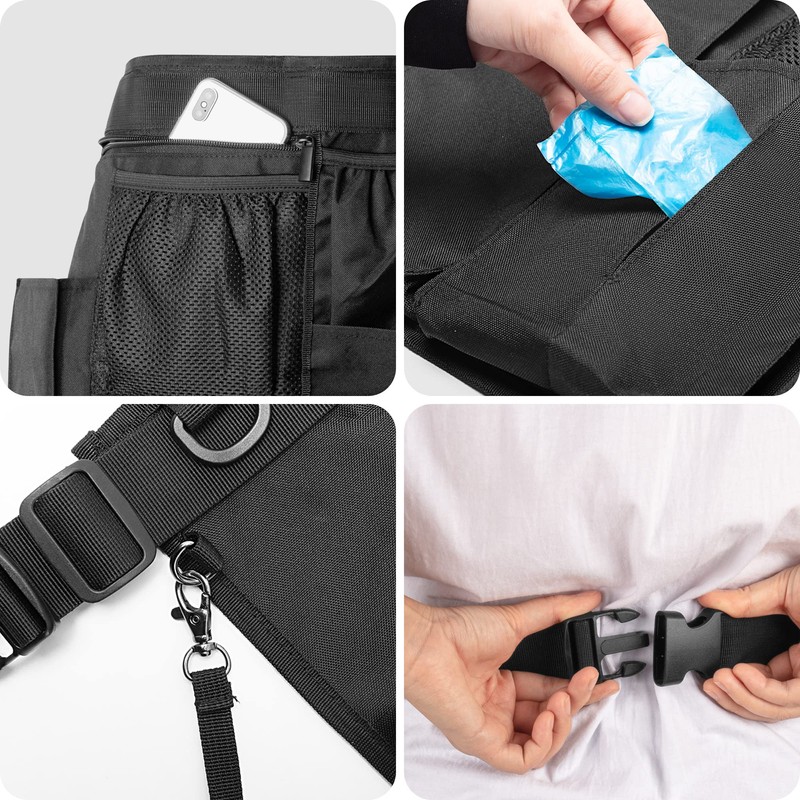 LoDrid Cleaning Apron for Housekeeping with 9 Pockets, Cleaning Bag