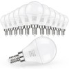 MAXvolador E12 LED 60W Equivalent Daylight White 5000K Ceiling Fan