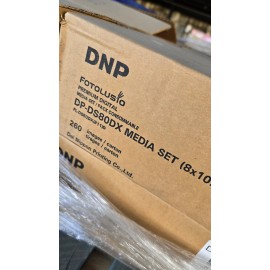 For DNP DNP DP DS80DX 8x10.75” Print MEDIA 2 SET Ribbon and Paper NEW