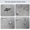 BRIGHT SHOWERS Shower Arm Extender for Rain and Handheld Shower
